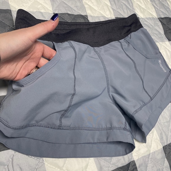Light Grey Reebok Athletic Shorts, M - Picture 3 of 14